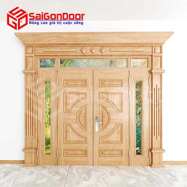 Cửa thép vân gỗ của SaiGonDoor cho chất lượng tốt, đa dạng kiểu dáng, màu sắc đáp ứng nhiều sự lựa chọn của khách hàng