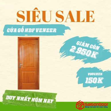 Cửa gỗ HDF veneer chất lượng, giá rẻ 4
