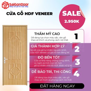 Các lý do nên dùng cửa gỗ HDF veneer 4